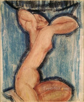 cariátide 1911 Amedeo Modigliani Pinturas al óleo